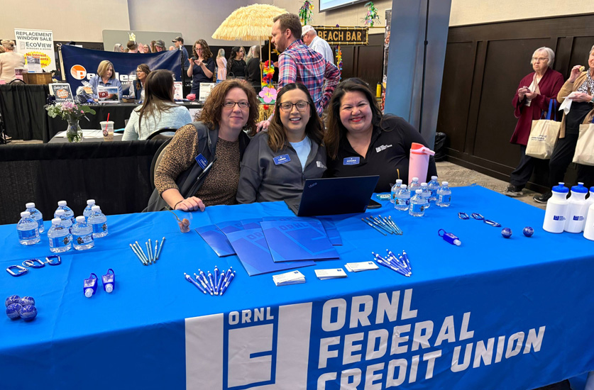 ORNL FCU team members posing for photo together